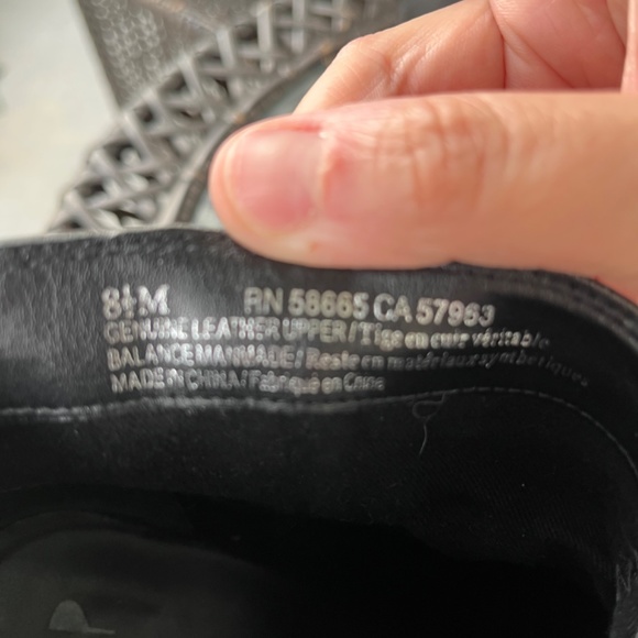 Black Leather Booties -BP shoes - Picture 3 of 5